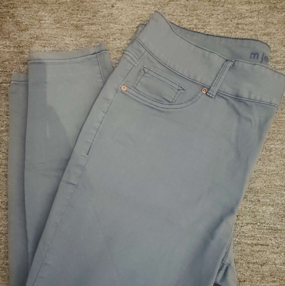 Maurices Sky Blue Jeggings Size XL
